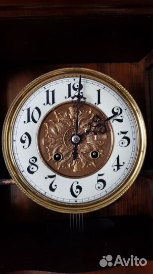 Настенные консольные часы с боем.Gustav Becker1904
