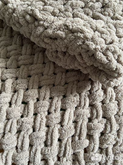 Плед вязаный