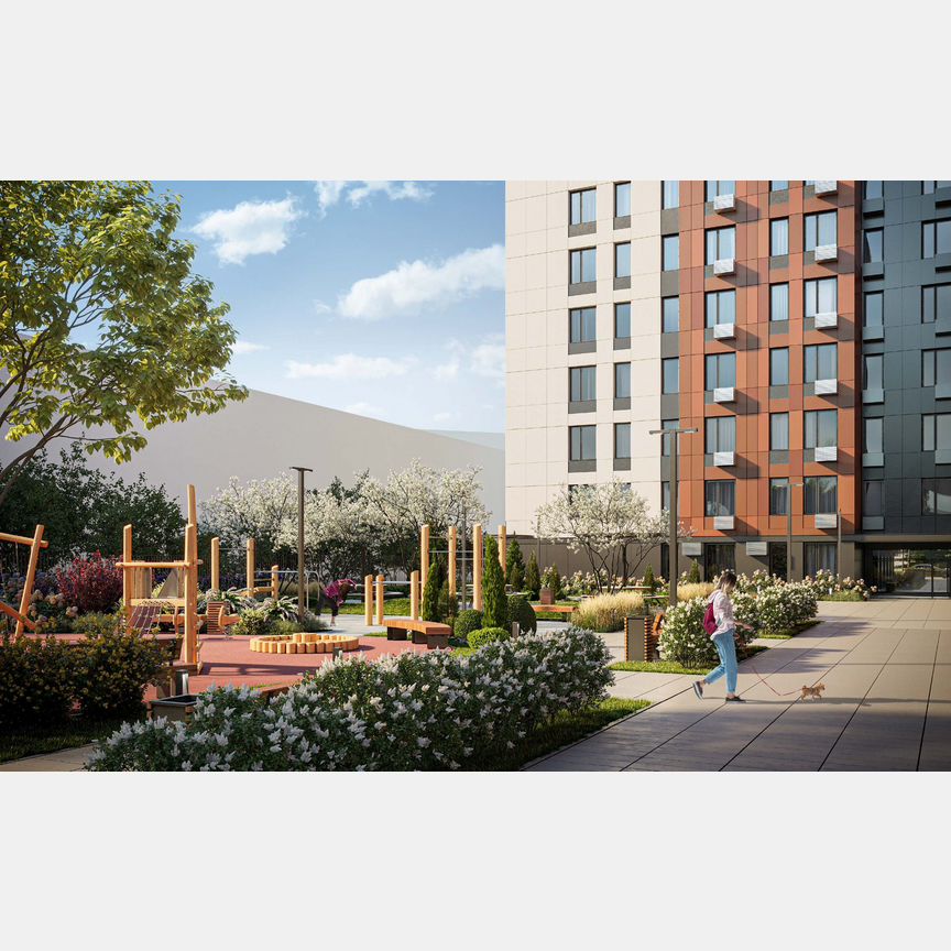 1-к. апартаменты, 45,5 м², 8/9 эт.