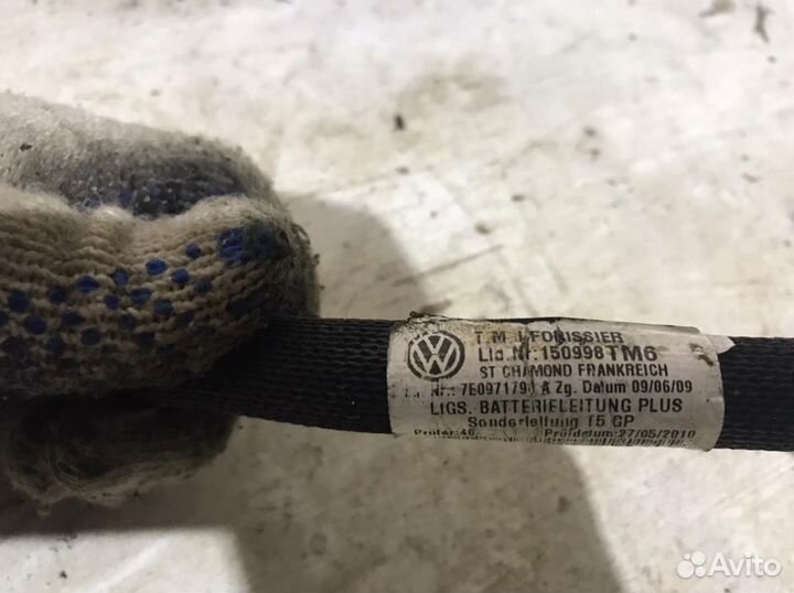 Клемма плюсовая VW t5