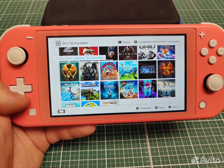 Nintendo switch lite прошитый 256 GB