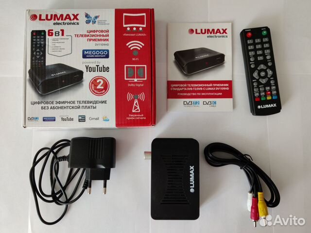 Тв-приставка Lumax DV1109HD (DVB-T2/C) купить в Санкт-Петербурге ...