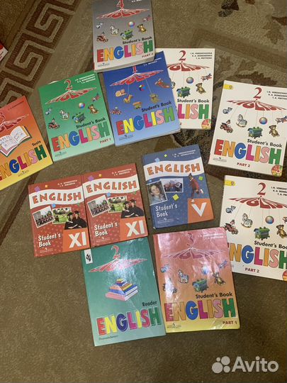 Учебник английского языка 2,3, 4,11 кл верещагина