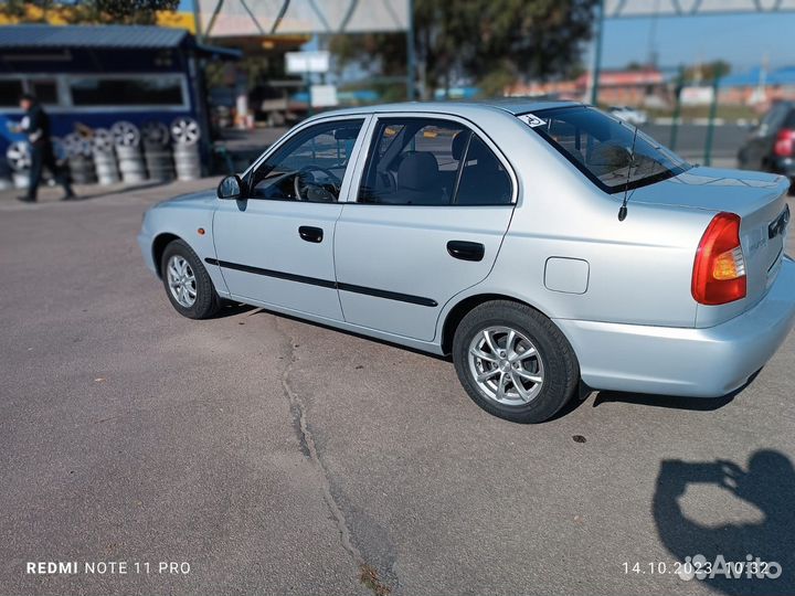 Hyundai Accent 1.5 МТ, 2008, 83 000 км