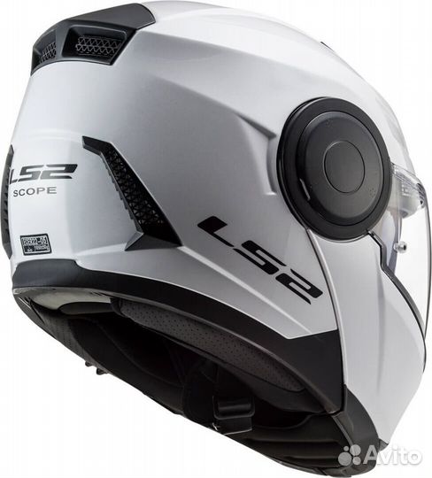 Мотошлем LS2 FF902 scope Solid белый, S