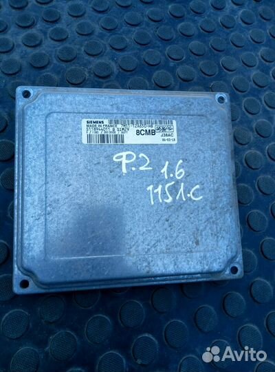 Эбу форд фокус 2,1.6,115л.с,мкпп