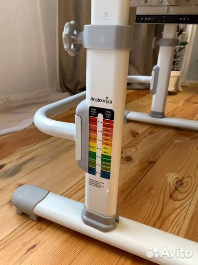 Растущая парта и стул бу