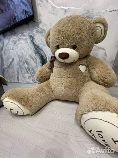 Большая мягкая игрушка медведь