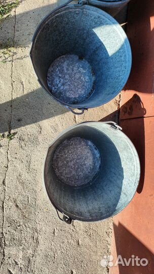 Ведро оцинкованное