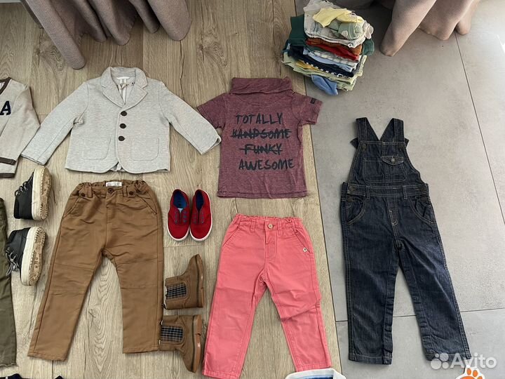 Пакет фирменных вещей для мальчика 1,5-2 года