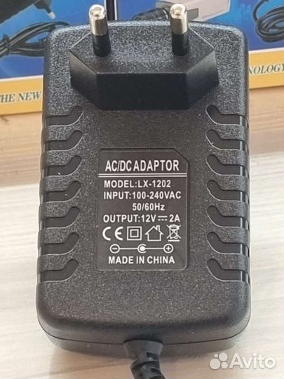 Блок питания 12v 2a новое