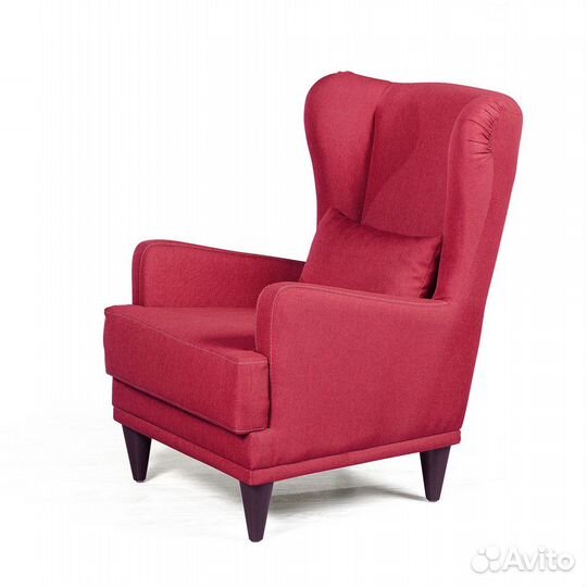 Кресло Juliet рогожка красный