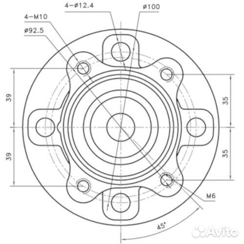 Zikmar Z89438R Ступица с подшипником chevrolet aveo III T300 11- зад