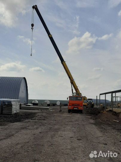 Аренда и услуги автокрана, 16 т, 18 м, с гуськом 7 м
