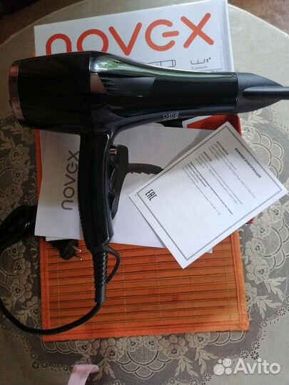 Новый фен в коробке novex с документами