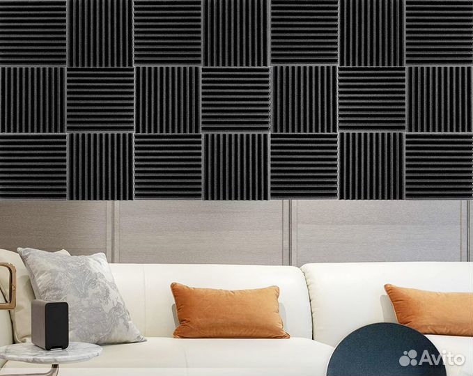 Акустический поролон 30х30см 2.5см