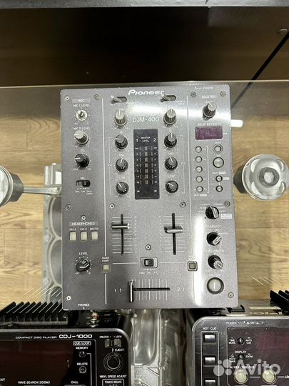 Pioneer dj комплект - пульт DJM400 + CDJ1000