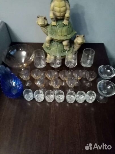 Стопки, рюмки, фужеры