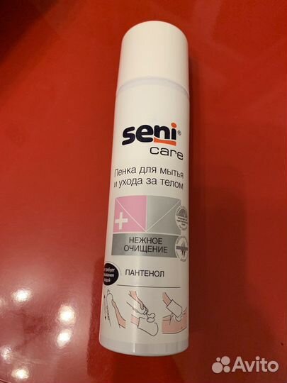Пенка для мытья и ухода за телом seni