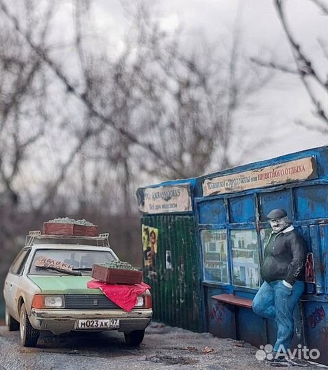 Диорама Москвич 2141 1:43