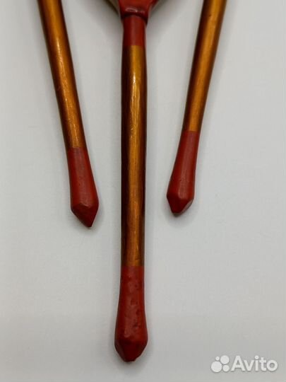 Деревянные чайные ложки Хохлома 3 шт