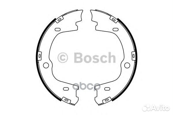 Колодки барабанные к-т 0986487778 Bosch