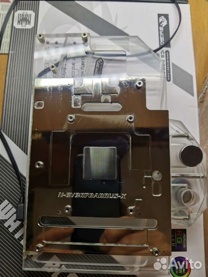 Водоблок видеокарты Gigabyte RTX 3070 Aorus Master