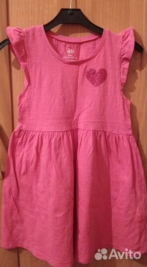 Фирменные платья для девочки 98
