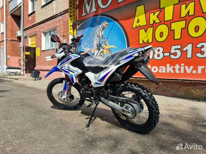 Motoland XR250 enduro (172FMM)(бело-синий)