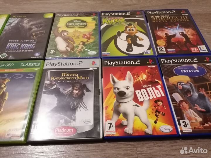 Коллекция лицензии xbox 360, ps 2