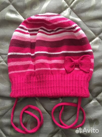 Шапки, шарф, варежки, берет для девочки