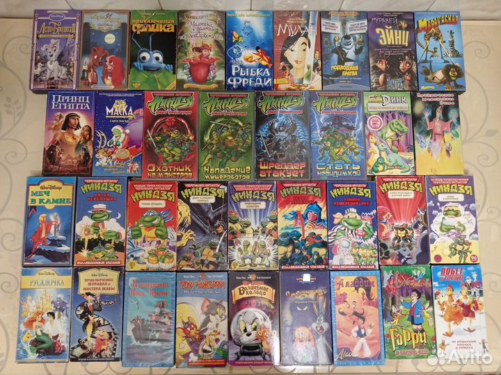 Мультики от еа и др. / 17 мая / видеокассеты / VHS