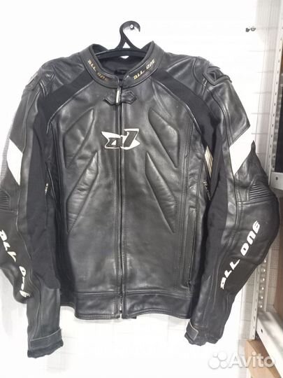 Кожаная мотокуртка All one размер xxl