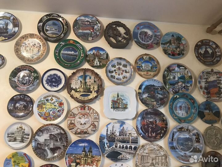Коллекционные тарелки из разных Стран