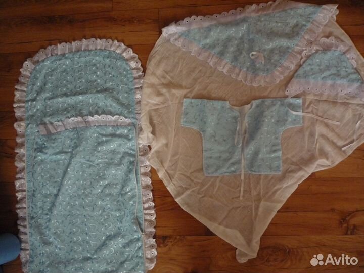 Комплект (конверт) на выписку летний для мальчика