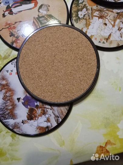 Набор подставок под стаканы (пр-во Южная Корея)