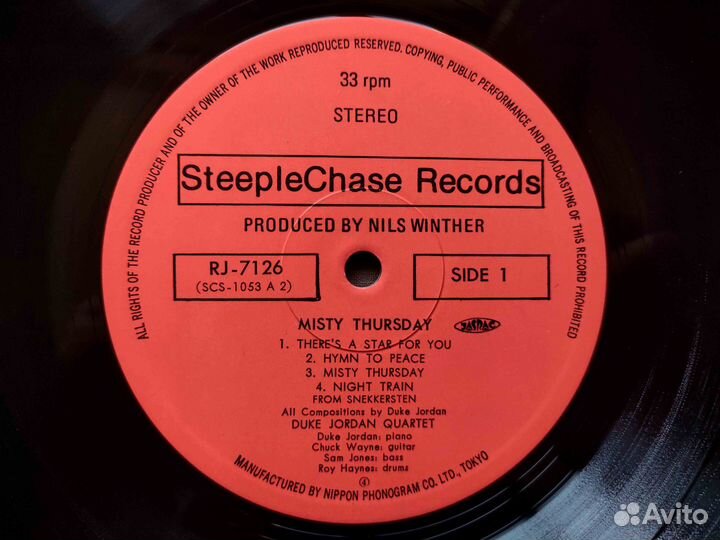 Duke Jordan Quartet – Misty Thursday Japan 1976 #3