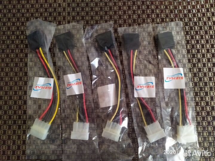Кабель питания ningbo TL-ATA, Molex 8980 - SATA