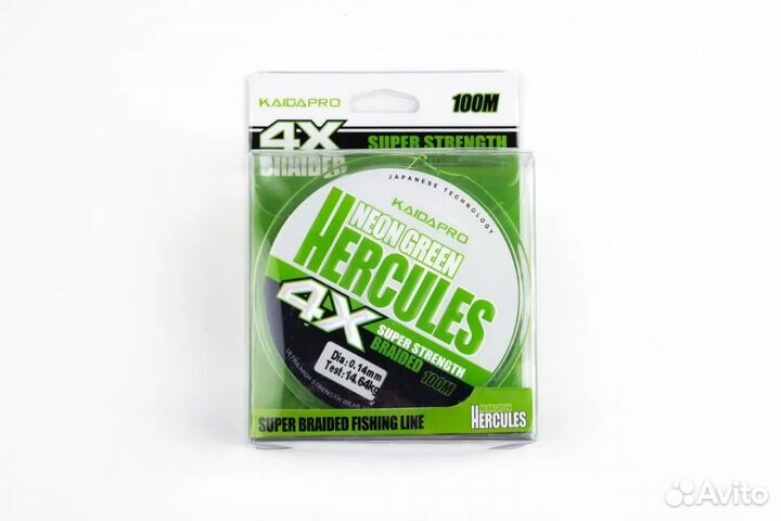 Плетеный шнур kaida 4x