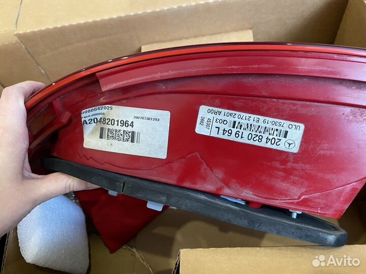 Задние фонари для Mercedes w204