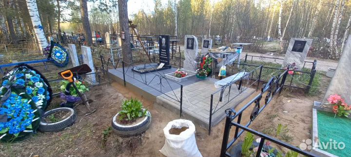 Благоустройство могил.Уход за захоронениями