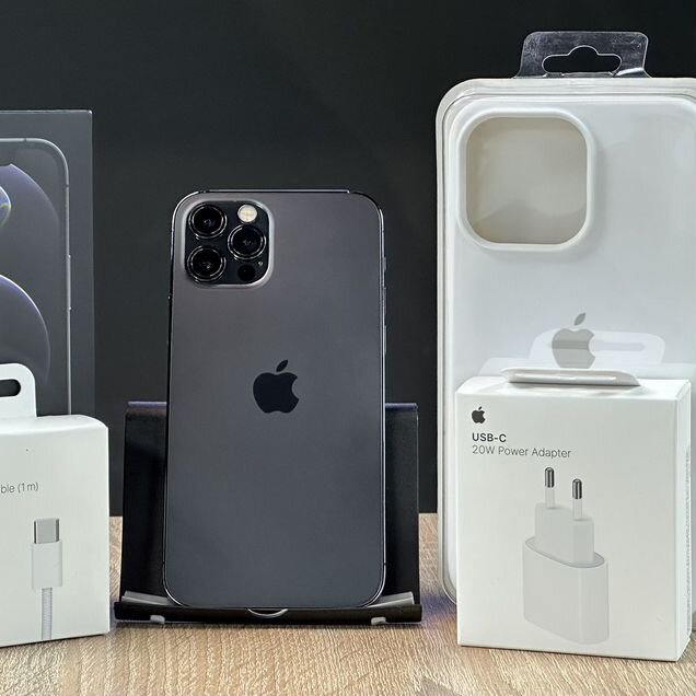 iPhone 12 Pro, 256 ГБ, SIM + eSIM