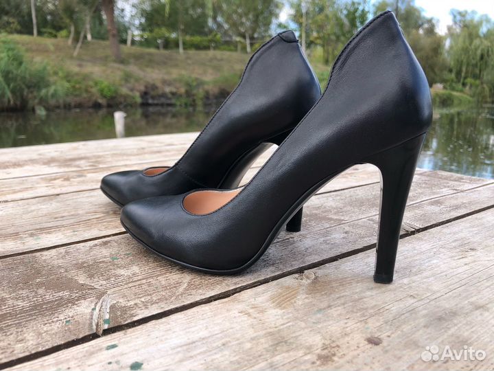 Туфли женские кожаные, 36