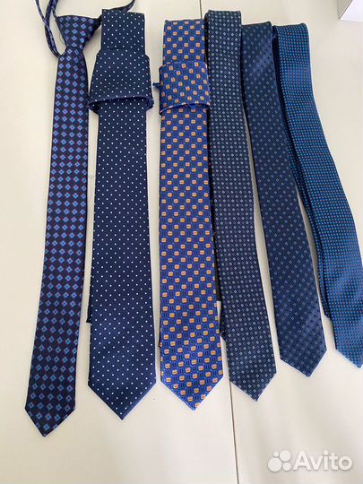 Галстуки разных расцветок