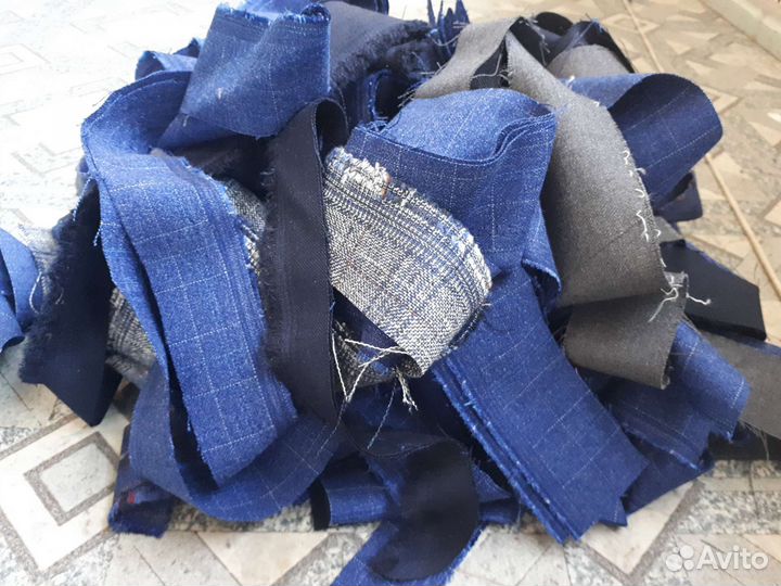 Обрезки ткани для творчества