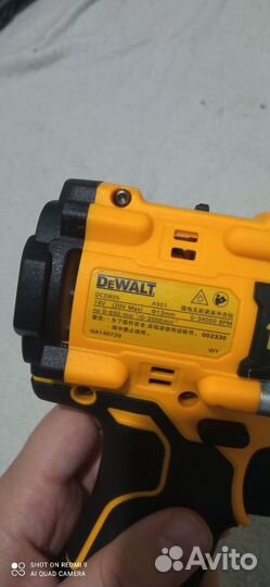 Аккумуляторная дрель- dewalt DCD805NT