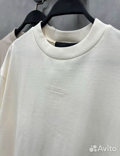 Футболка essentials fear of god (оверсайз)