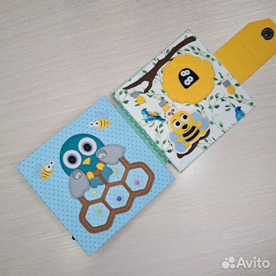 Книжка-игрушка ручной работы 