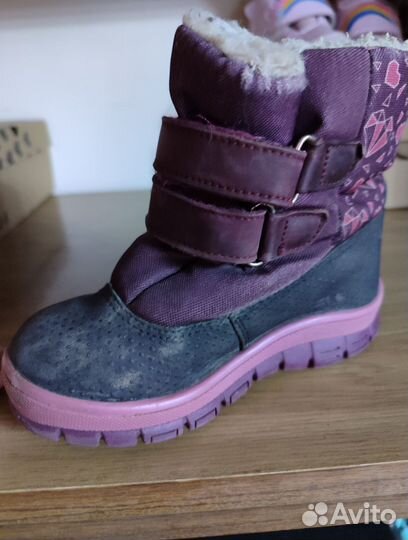 Ботинки зимние для девочки 27 размер
