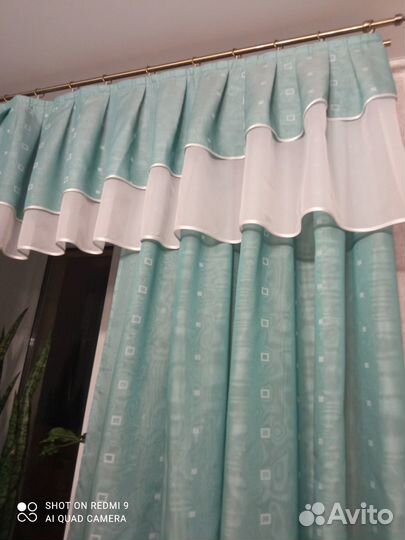 Шторы для кухни или спальни